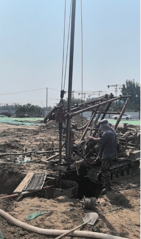 洛阳廛河回族区工地打井